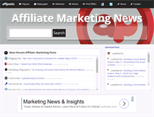 Tablet Screenshot of affposts.com